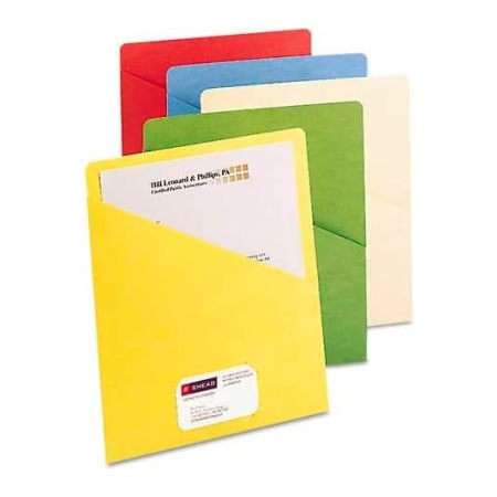 Smead Blue/Green/Manila/Red/Yellow,  75425